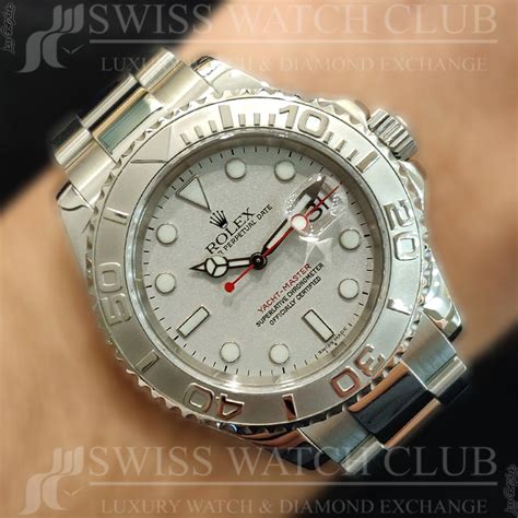 rolex rhodium yacht master|rolex yacht master 16622 40mm.